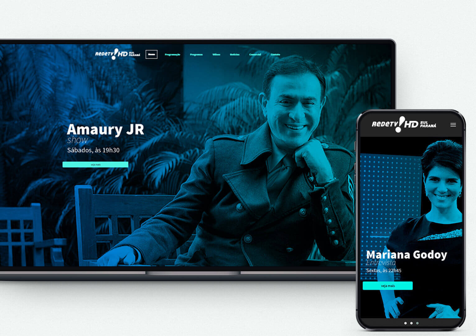 criação de um site para a RedeTV